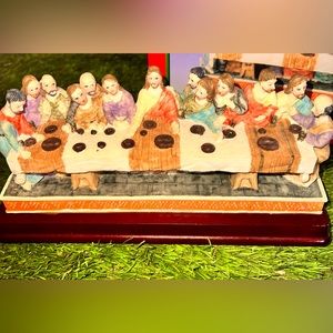 The Last Supper Figurine Statue Jesus And The 12 Disciples Unbranded